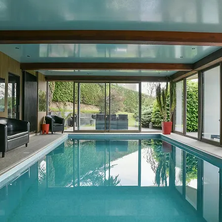 Superbe Villa Avec Piscine Interieure, Sauna, Jacuzzi Et Salle De Sport Lucinges Extérieur photo